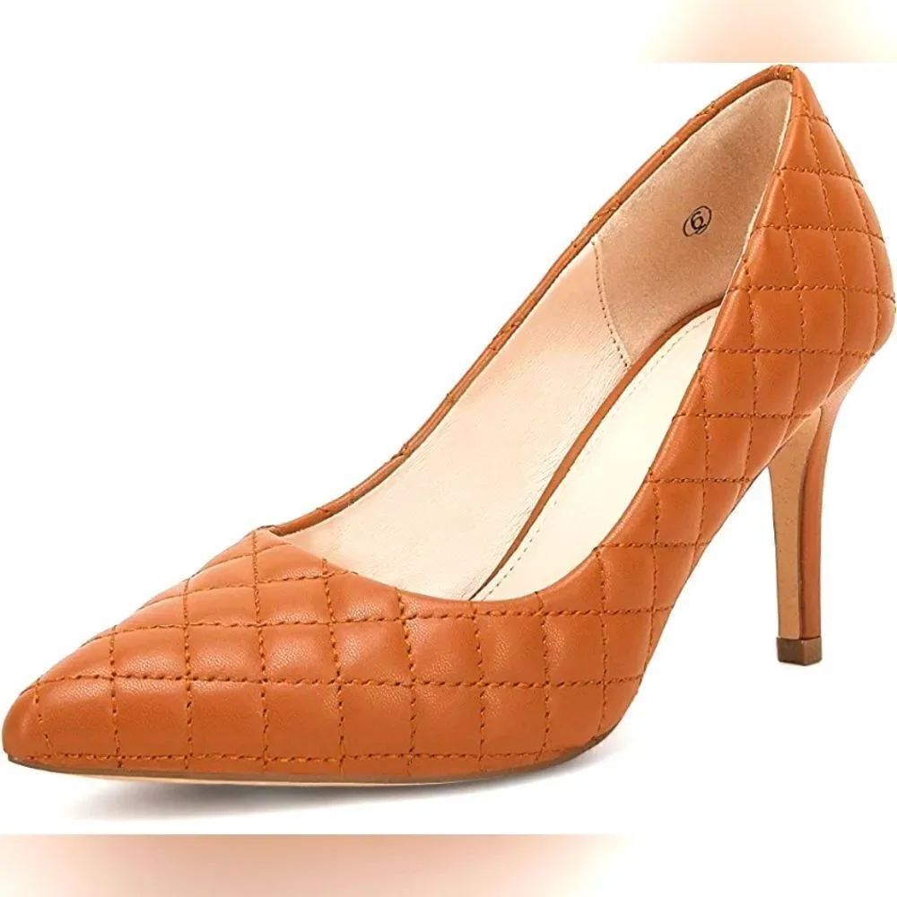 (85-4014) Coutgo Women's Pointed Toe High Heels Shoes Sz 8 - Picture 3 of 9